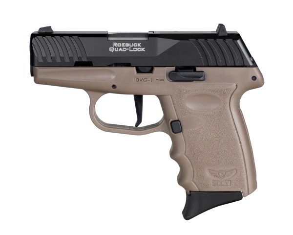 SCCY INDUSTRIES DVG-1 9MM BK/FDE 10+1 NO SFTY