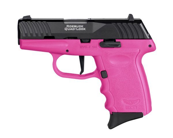 SCCY INDUSTRIES DVG-1 9MM BK/PINK 10+1 NO SFTY