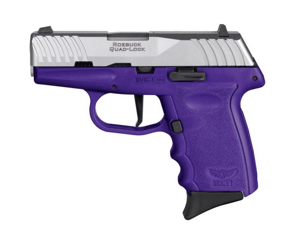 SCCY INDUSTRIES DVG-1 9MM SS/PURP 10+1 NO SFTY