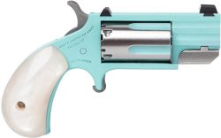 NORTH AMERICAN ARMS PUG 22MAG REV 1" TURQUOISE