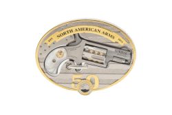 NORTH AMERICAN ARMS MINI 22LR REV 50TH ANIV BUCKLE
