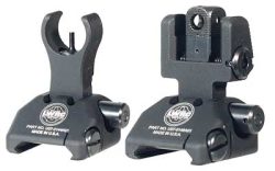 LWRC SKIRMISH FRONT/REAR SIGHT BLK