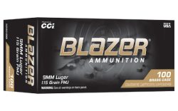 BLAZER BRASS 9MM 115GR FMJ 100/1000